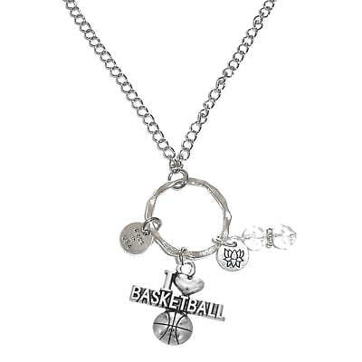 Its All About...You Basketball Goal Clip on Charm Perfect for Necklaces and Bracelets 101Ac 